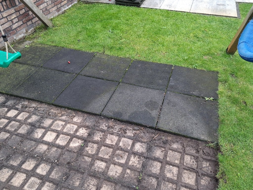 Rubberen tegels, Tuin en Terras, Ophalen, Gebruikt, Overige typen, Rubber