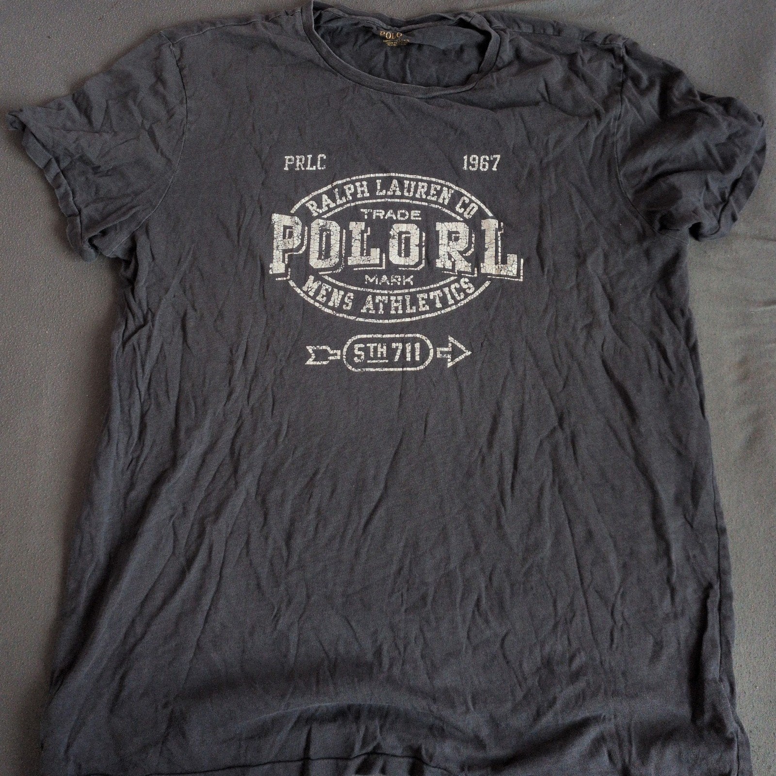 RALPH LAUREN SHIRT, Maat 56/58 (XL), Ophalen of Verzenden, Polo Ralph Lauren, Grijs