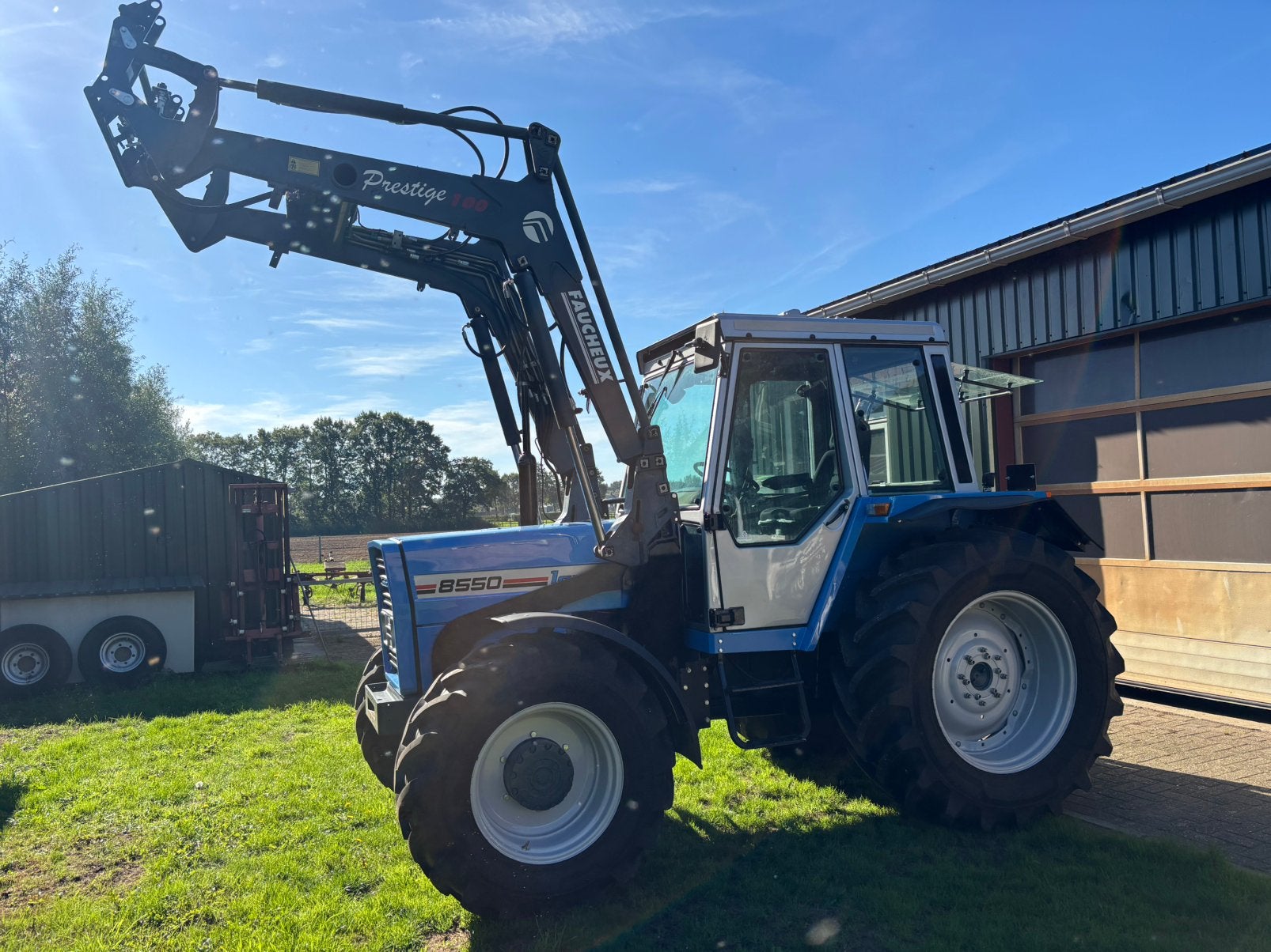 Landini 8550 tractor, Ophalen