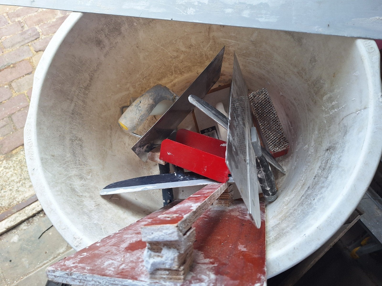 Diverse handgereedschap voor stucwerk en meer, Ophalen of Verzenden, Gebruikt, Overige typen, Overige merken