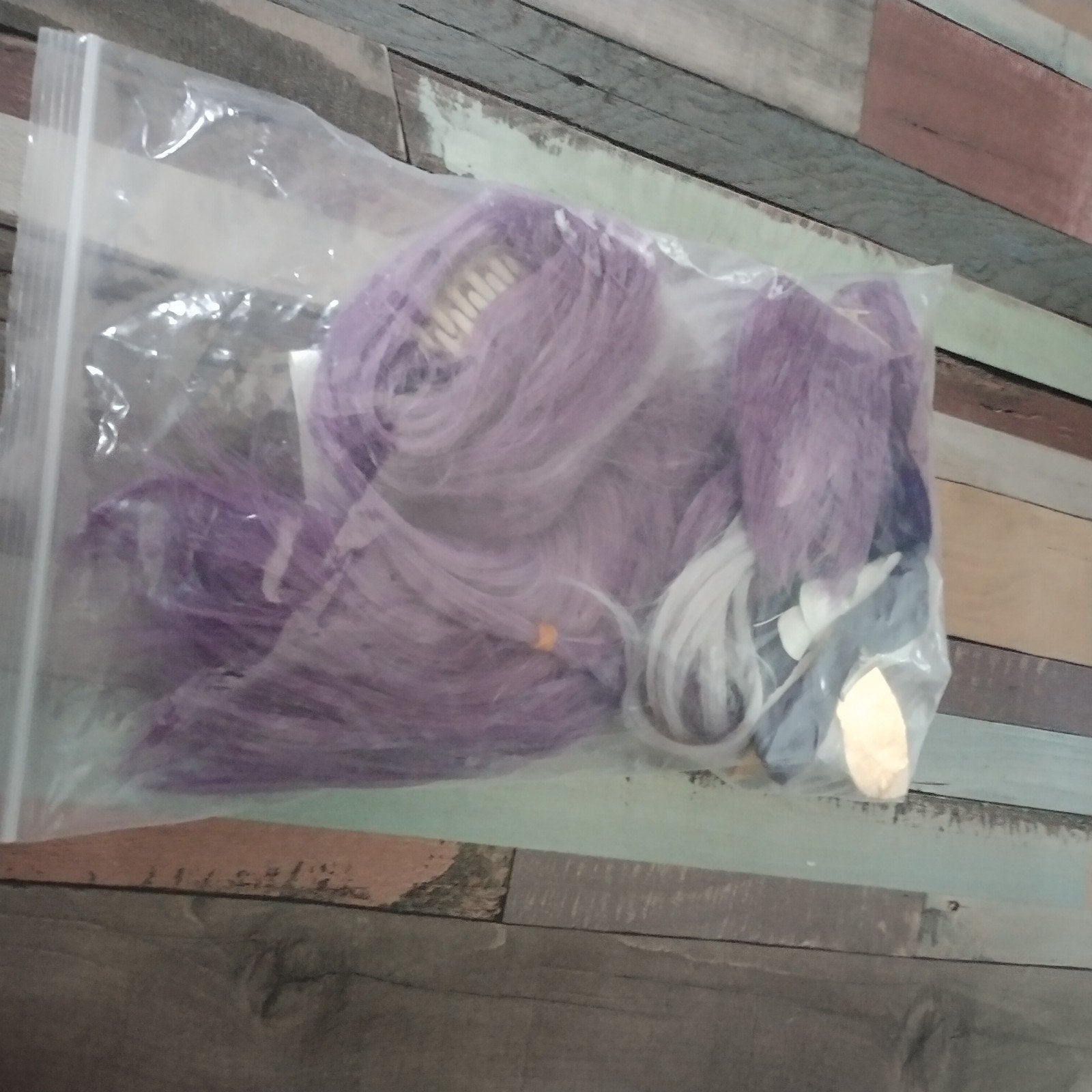 keqing pruik. Paarse Cosplay Pruik met Accessories -, Ophalen of Verzenden, Zo goed als nieuw, Overige typen