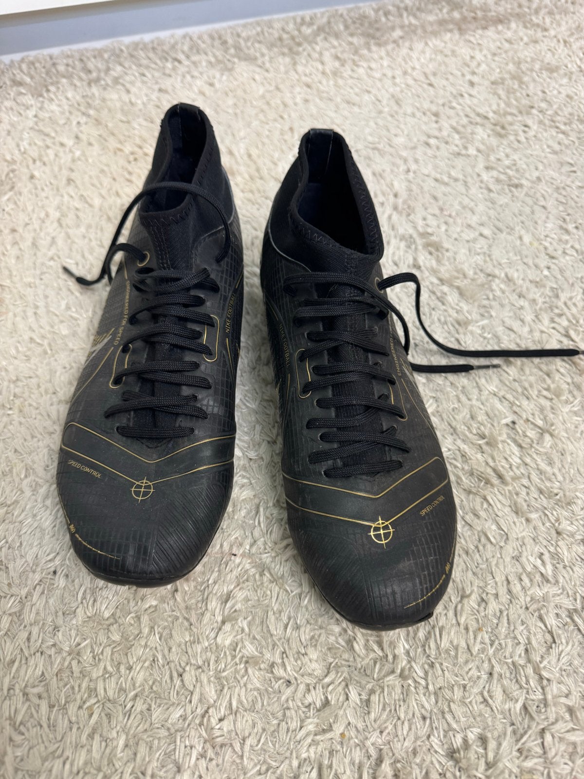Zwarte Nike voetbalschoenen maat 39, Ophalen, Gebruikt, Schoenen