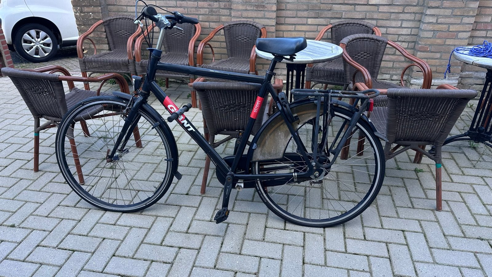 Oude Giant opknapfiets, Ophalen, Gebruikt, Giant, Versnellingen