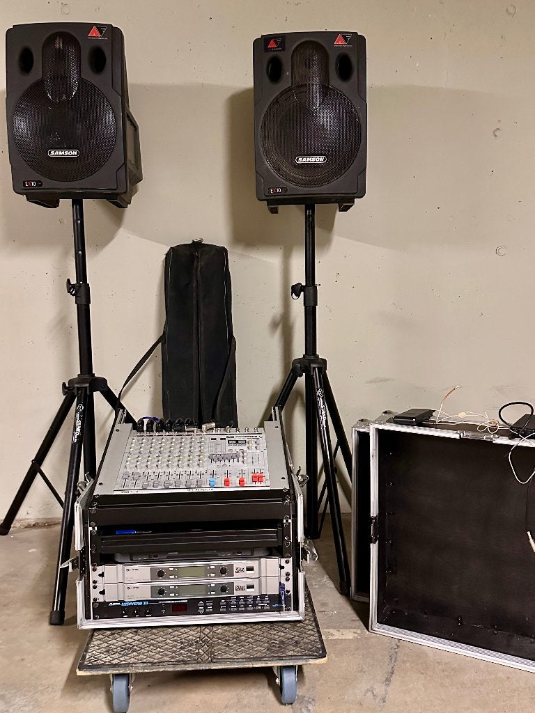 Geluidsinstallatie, Muziek en Instrumenten, Mengpanelen, Ophalen, Gebruikt, 5 tot 10 kanalen, Microfooningang