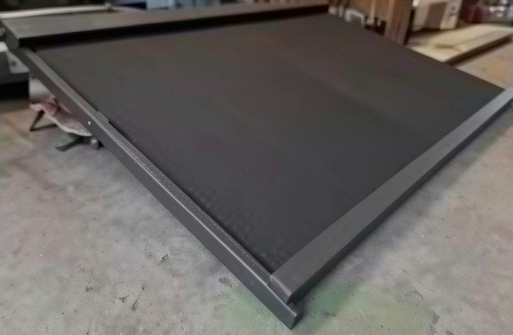 Harol TR850 Terrasoverkapping 425x320 - Nieuw antraciet doek, Ophalen, Elektrisch, Zo goed als nieuw, 250 cm tot 450 cm