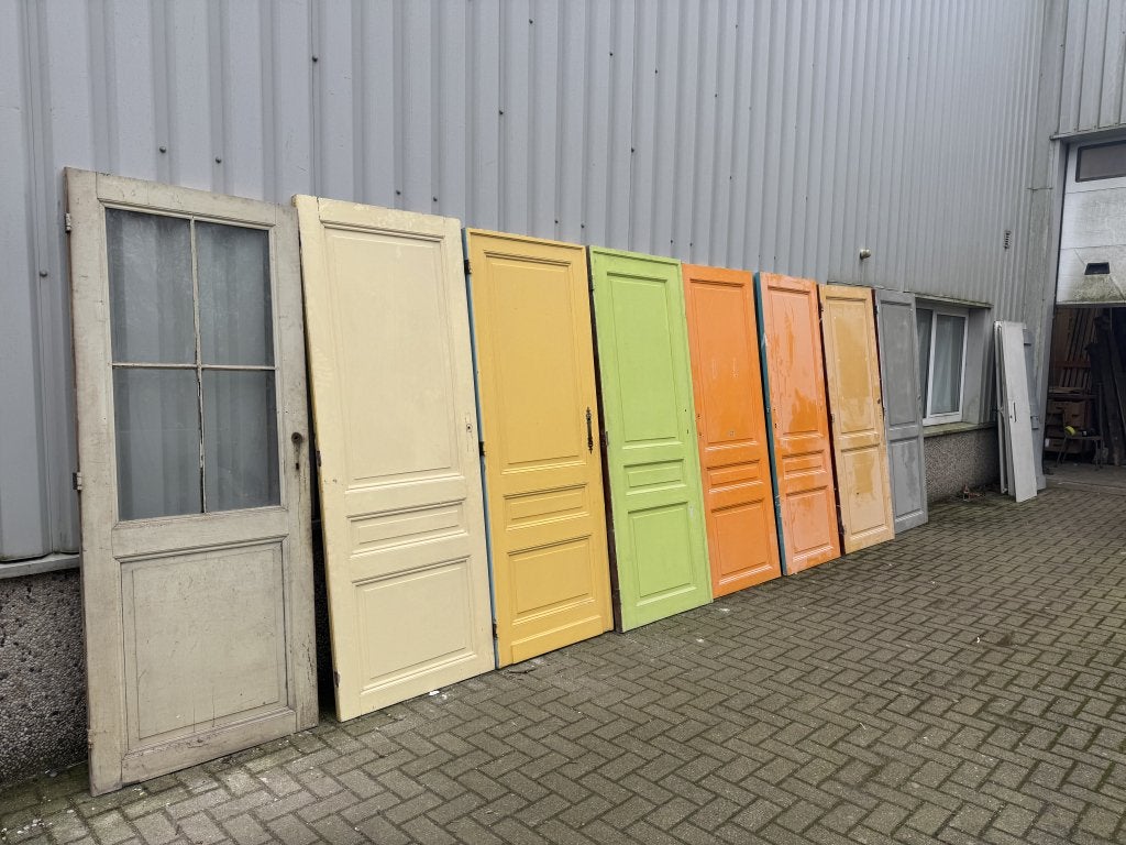 8 antieke paneeldeuren, Doe-het-zelf en Verbouw, Deuren en Horren, La belle porte, Jurgen.hoogenboezem@gmail.com, 80 tot 100 cm