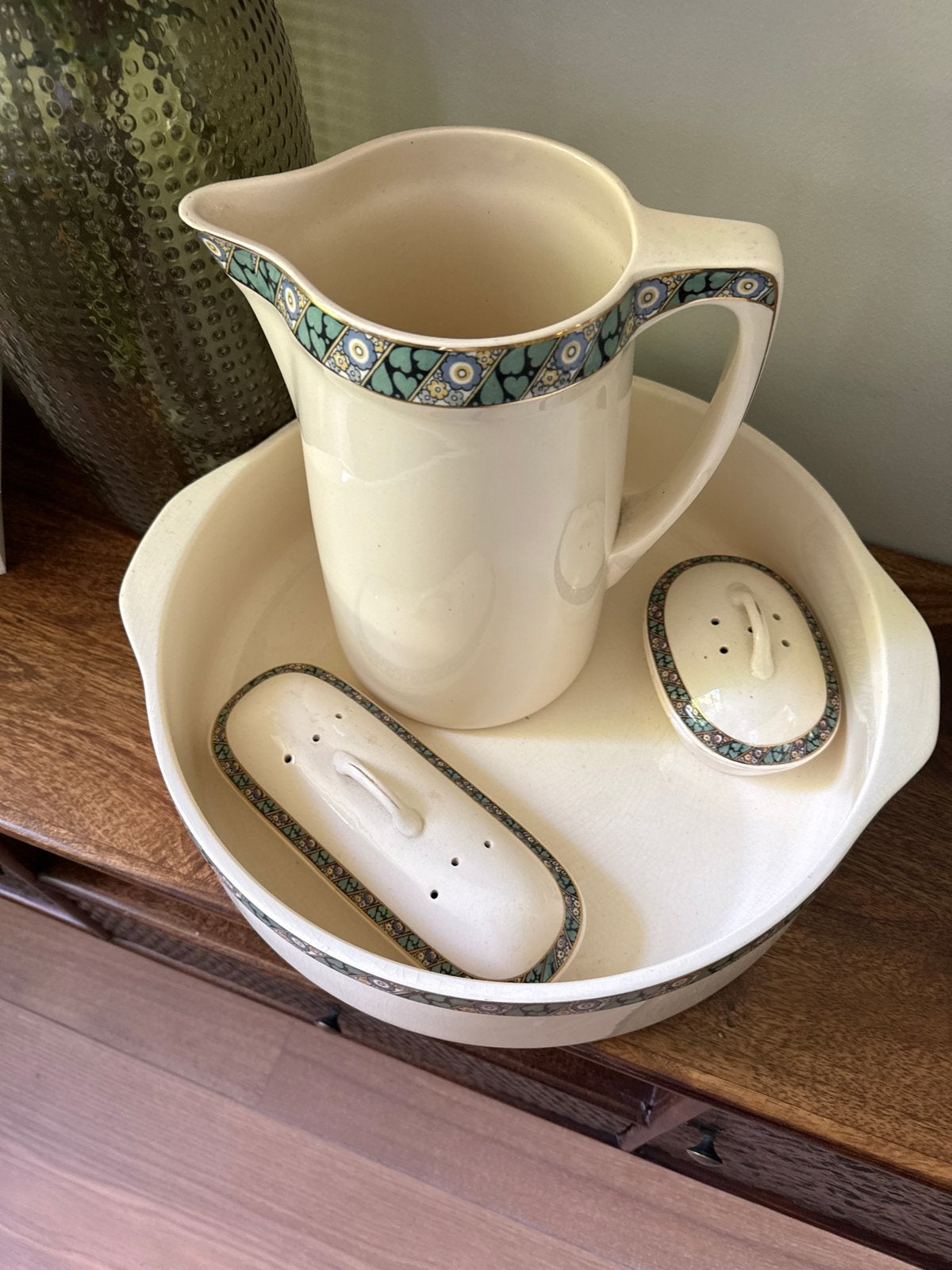 Antieke Villeroy & Boch Bosna Wasstel - Jugendstil, Ophalen
