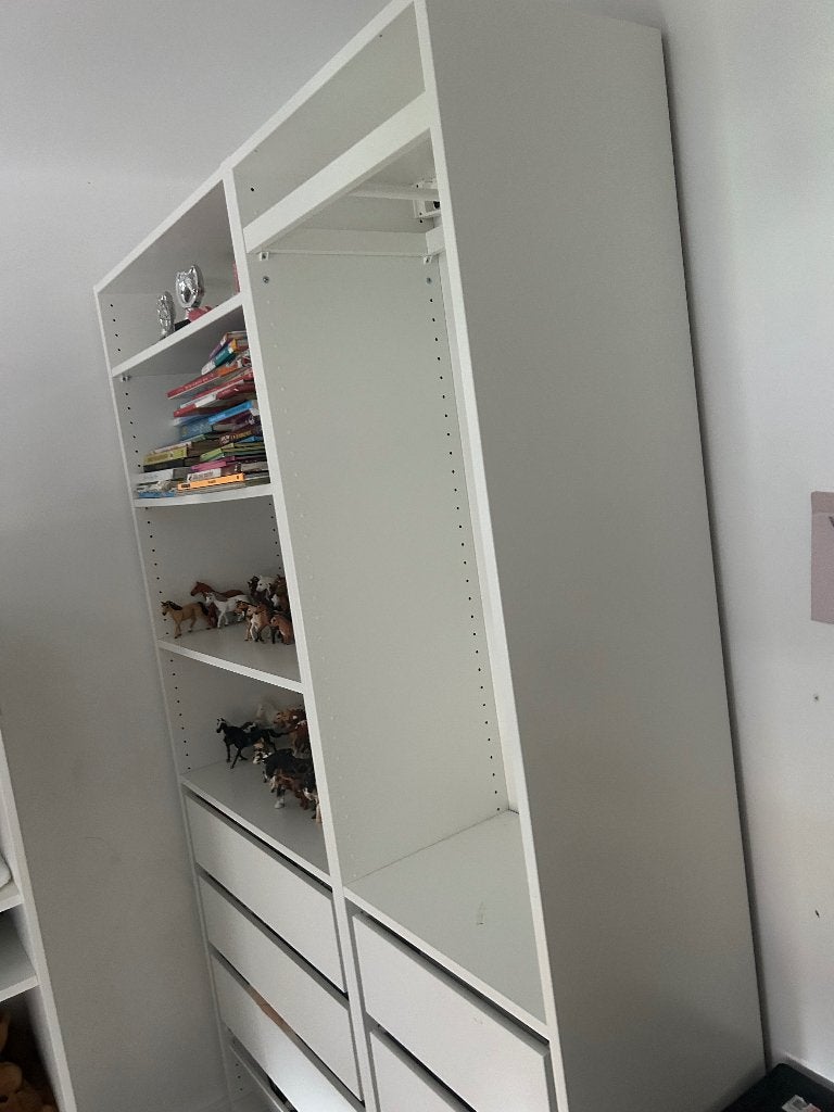 Ikea Pax kledingkast, Ophalen, Wit, 50 tot 100 cm, Zo goed als nieuw