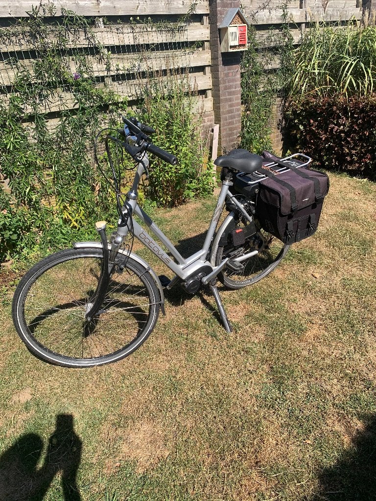 E-bike Batavus Grijs, Ophalen, Gebruikt, Velgrem, Versnellingen