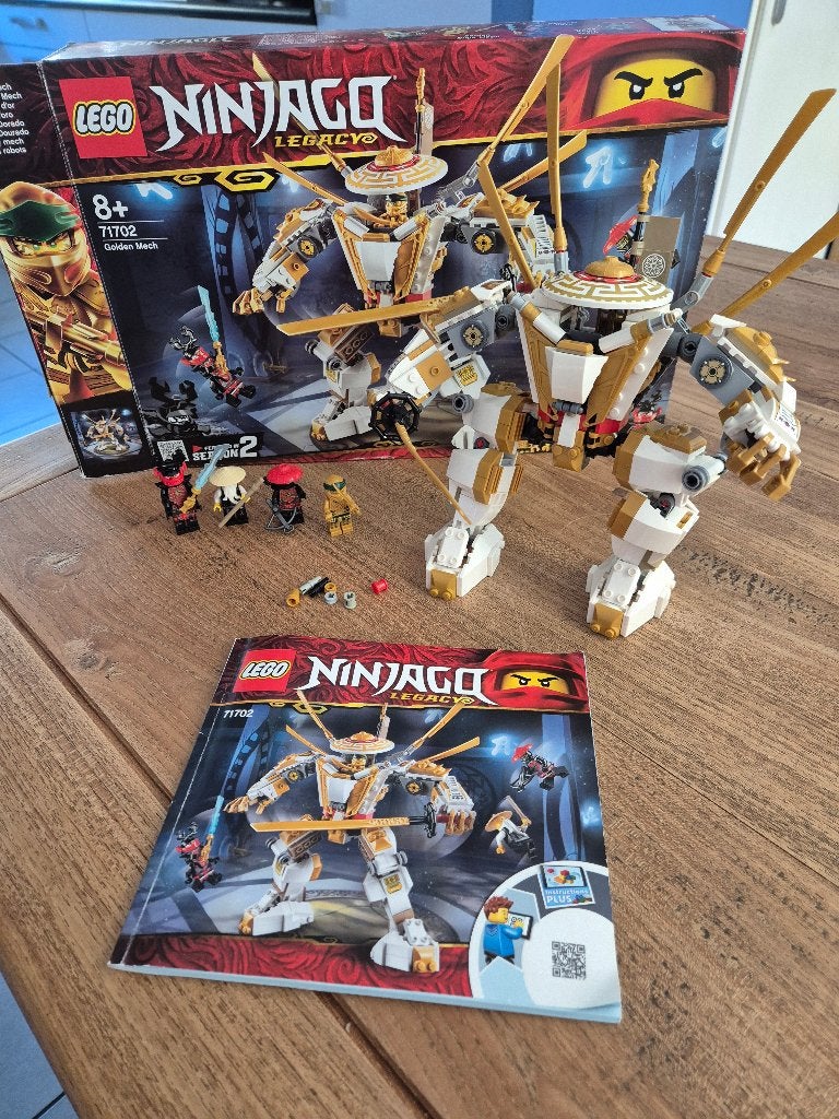 LEGO Ninjago 71702 - De Gouden Mech, Ophalen, Lego, Zo goed als nieuw, Compleet
