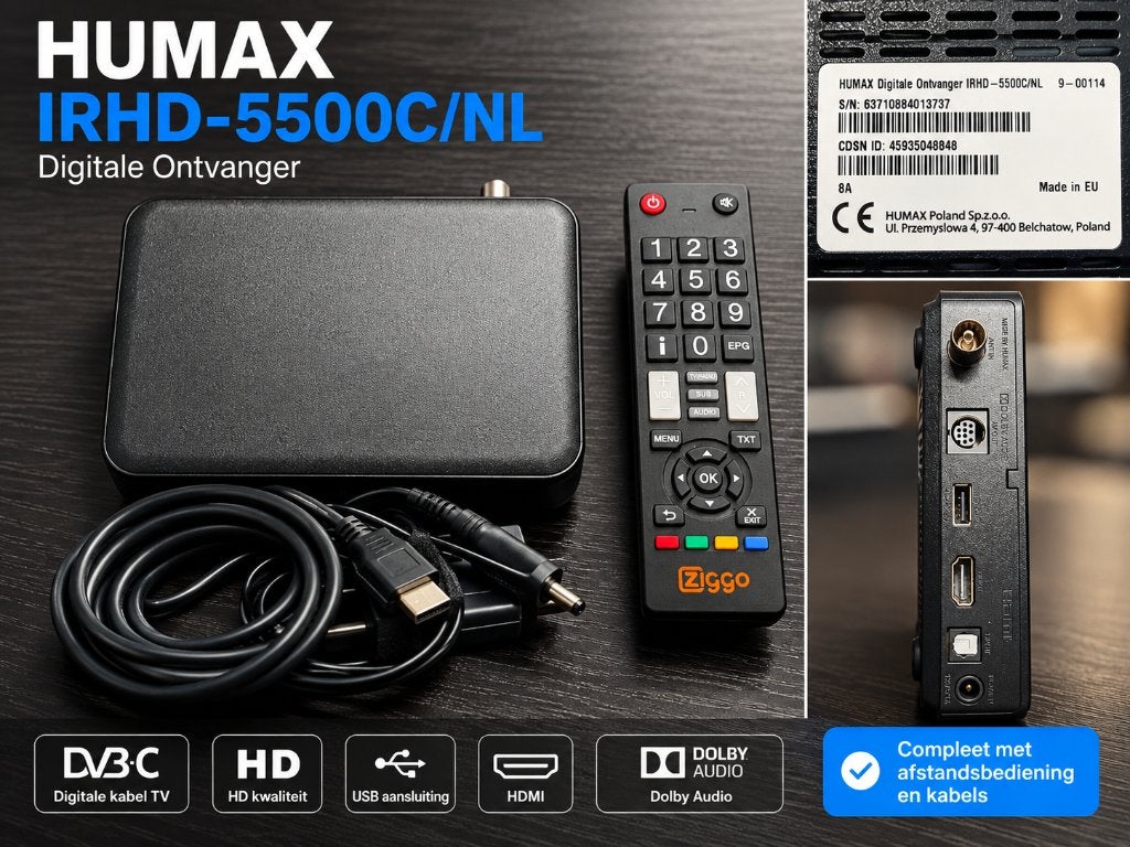 HD ontvanger ziggo, Ophalen of Verzenden, Gebruikt, Decoder