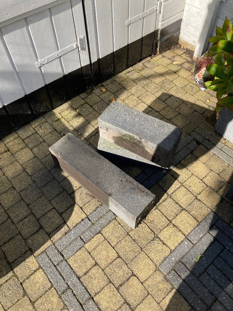 Betonblokken, Tuin en Terras, Ophalen, Gebruikt, Blok, Minder dan 25 cm