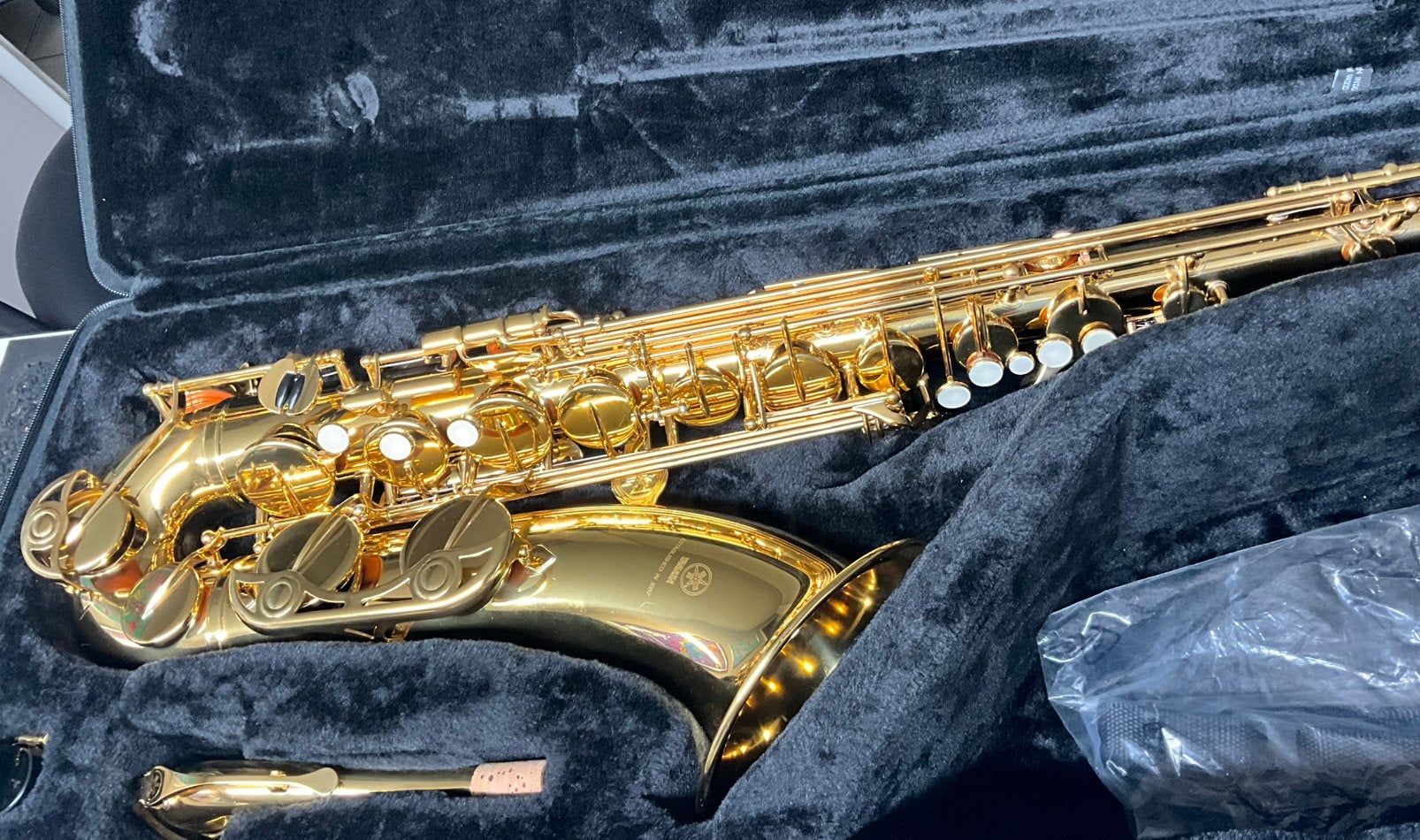 Yamaha YTS280 tenor saxofoon - bijna als nieuw!, Ophalen of Verzenden, Zo goed als nieuw, Tenor, Met koffer
