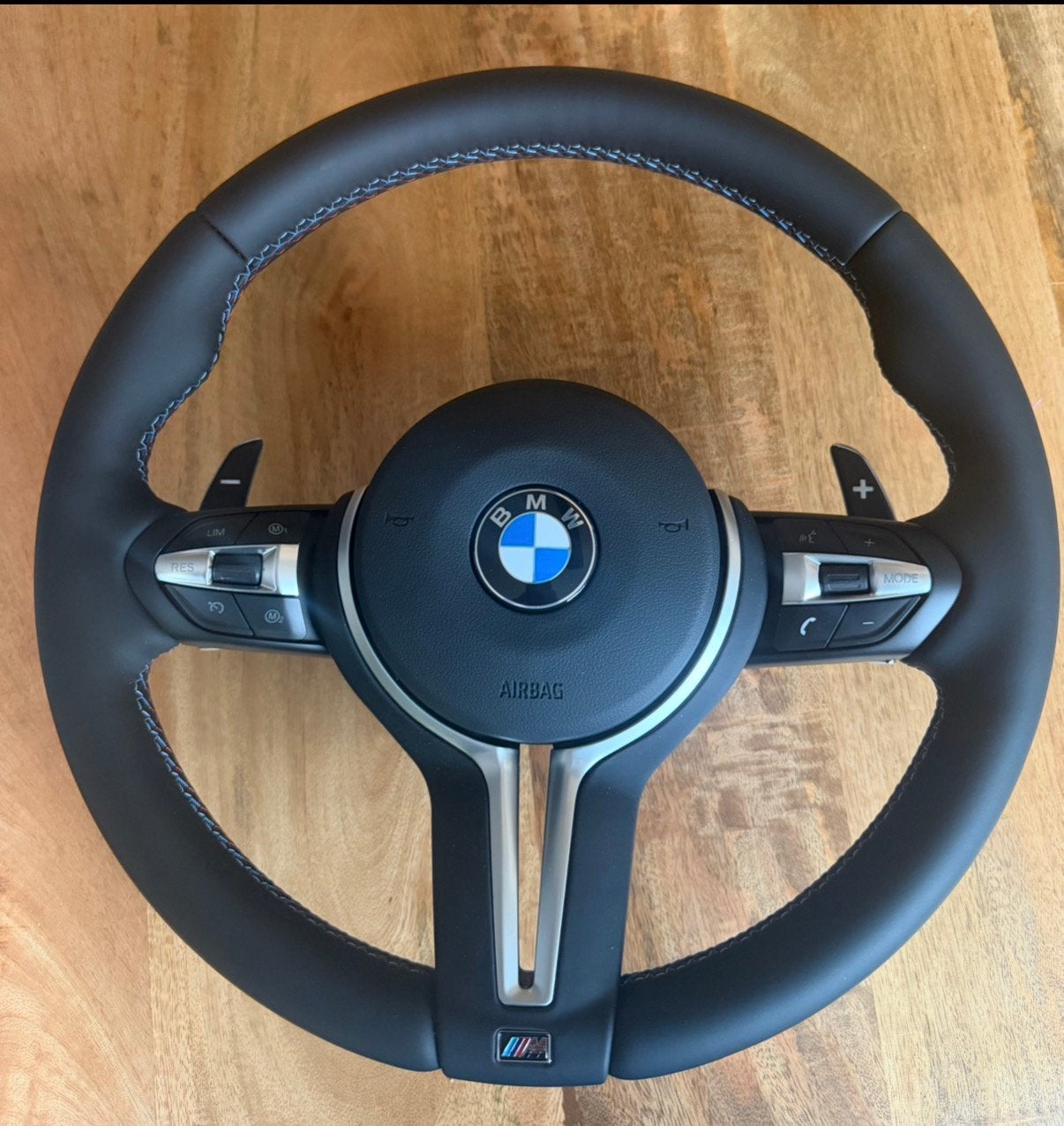 Custom bmw F stuurwiel + originele bmw airbag, Ophalen of Verzenden, BMW