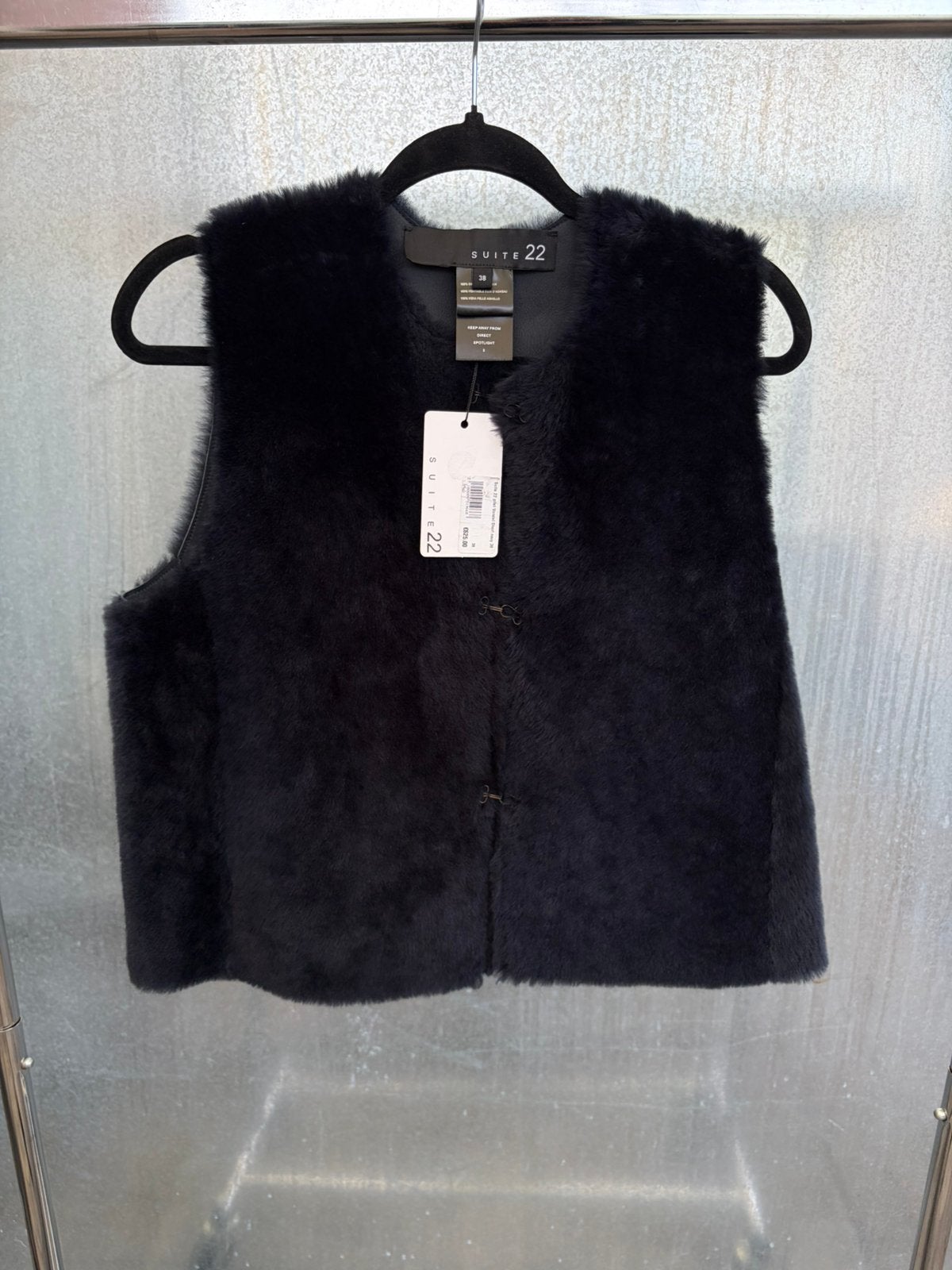 Suite22 suite 22 gilet waistcoat 38 blauw vest, Ophalen of Verzenden, Zo goed als nieuw, Maat 38/40 (M), Blauw