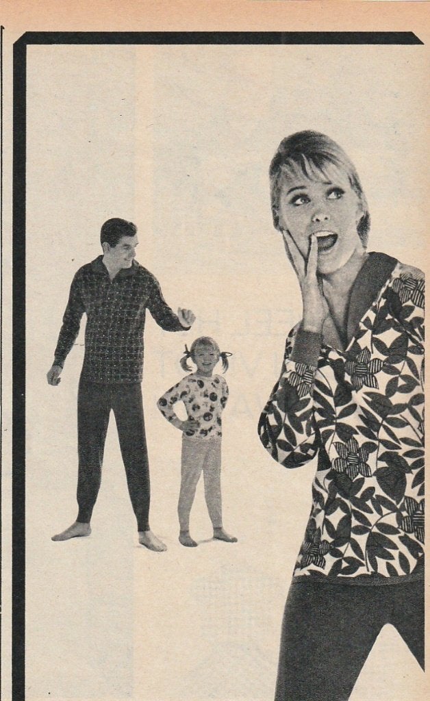 Retro reclame 1966 Koala Neede pyjama's kleuters ouders, Verzenden, Overige typen