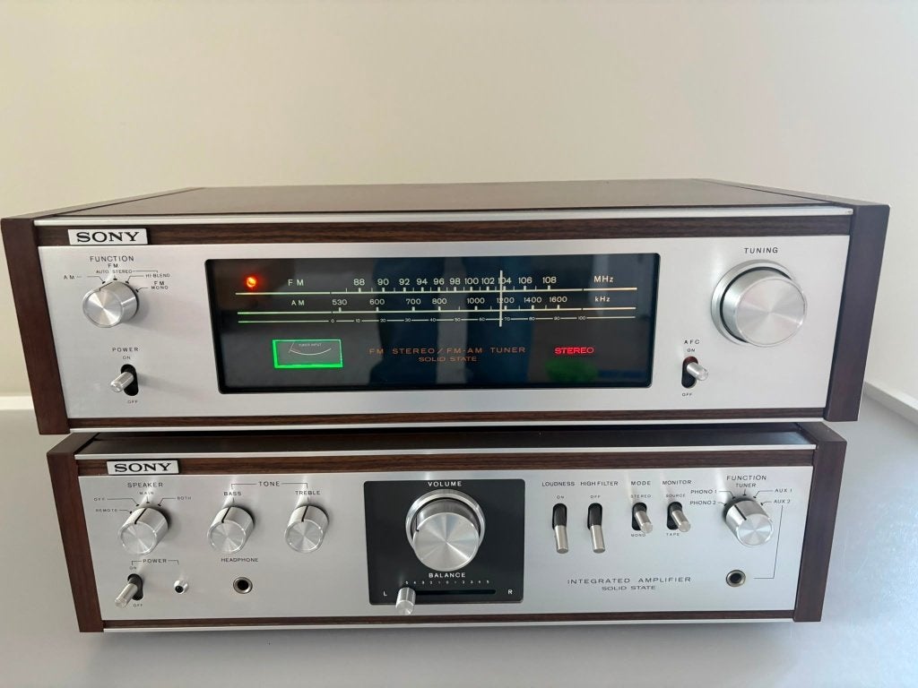 Sony TA-1010 + ST-5600 vintage stereoset, Ophalen, Tuner of Radio, Losse componenten, Zo goed als nieuw