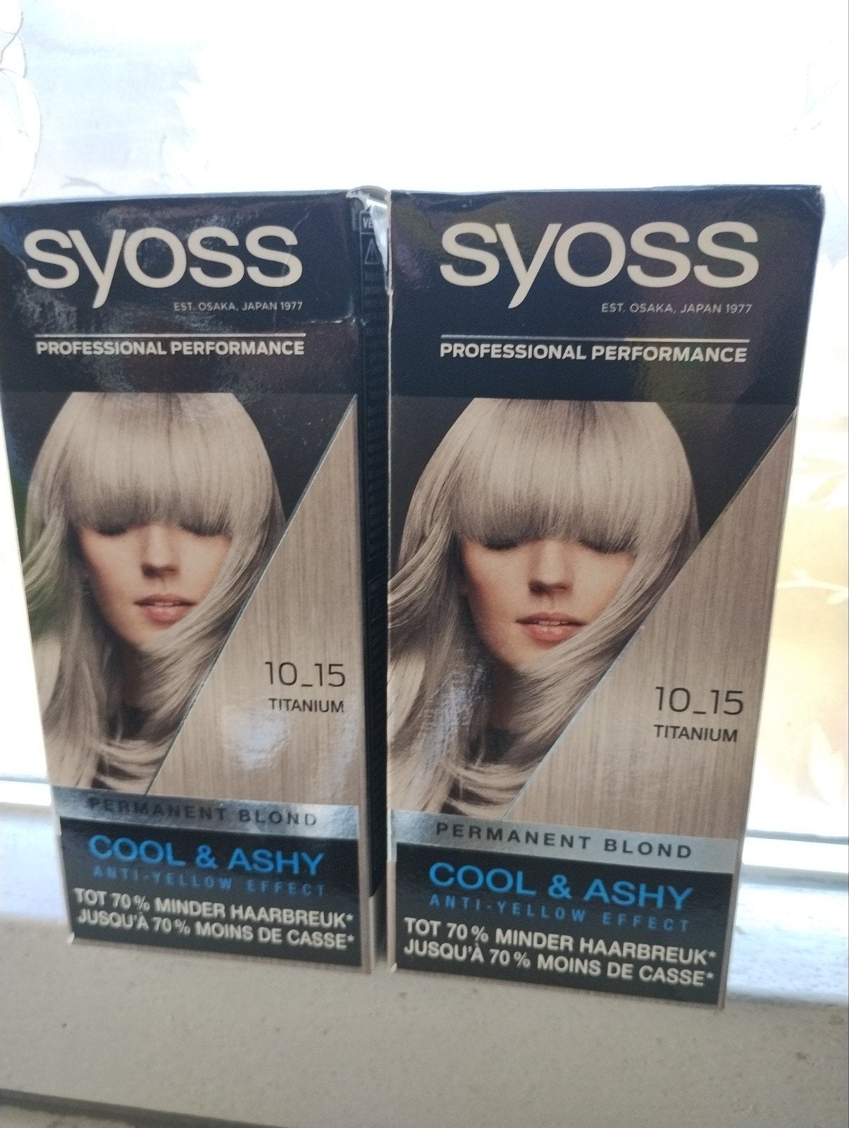 Syoss Permanent Blond 10-15 Titanium - Cool & Ashy, Ophalen of Verzenden, Nieuw, Overige typen