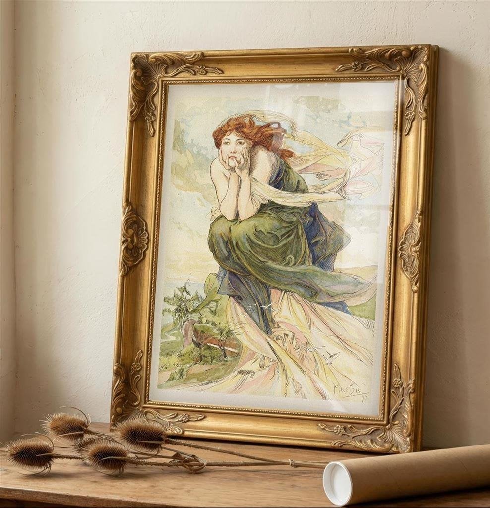 Alphonse Mucha giclee kunst print poster, Verzenden