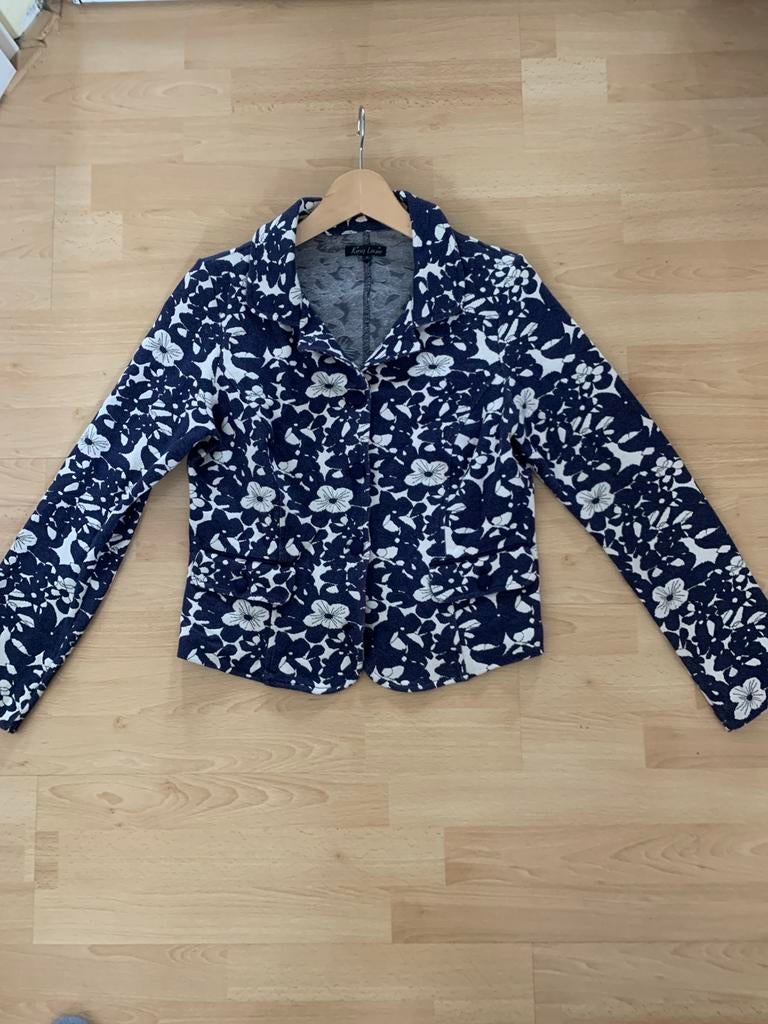 King louie jasje mt L, Kleding | Dames, Jasjes, Kostuums en Pakken, Ophalen of Verzenden, Zo goed als nieuw, Maat 38/40 (M), Blauw