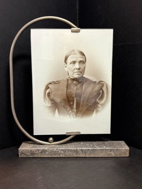 Art Deco foto lijst op marmeren voet, Ophalen of Verzenden, Overige typen