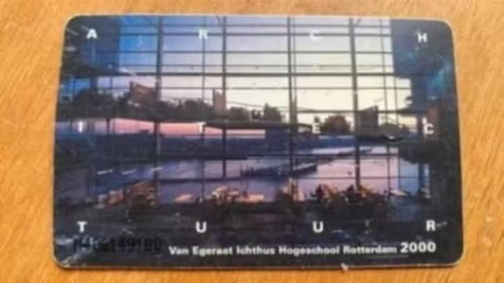 Telefoonkaart Rotterdam Ichthus / Berlage Amsterdam - 2000, Verzamelen, Telefoonkaarten, Ophalen of Verzenden, Nederland