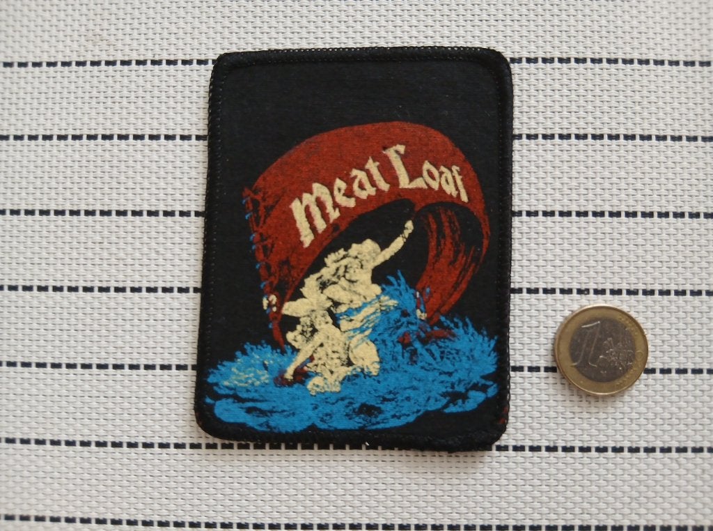 Meat Loaf vrij zeldzame vintage 1981 dead ringer patch m188, Verzamelen, Ophalen of Verzenden, Nieuw, Kleding