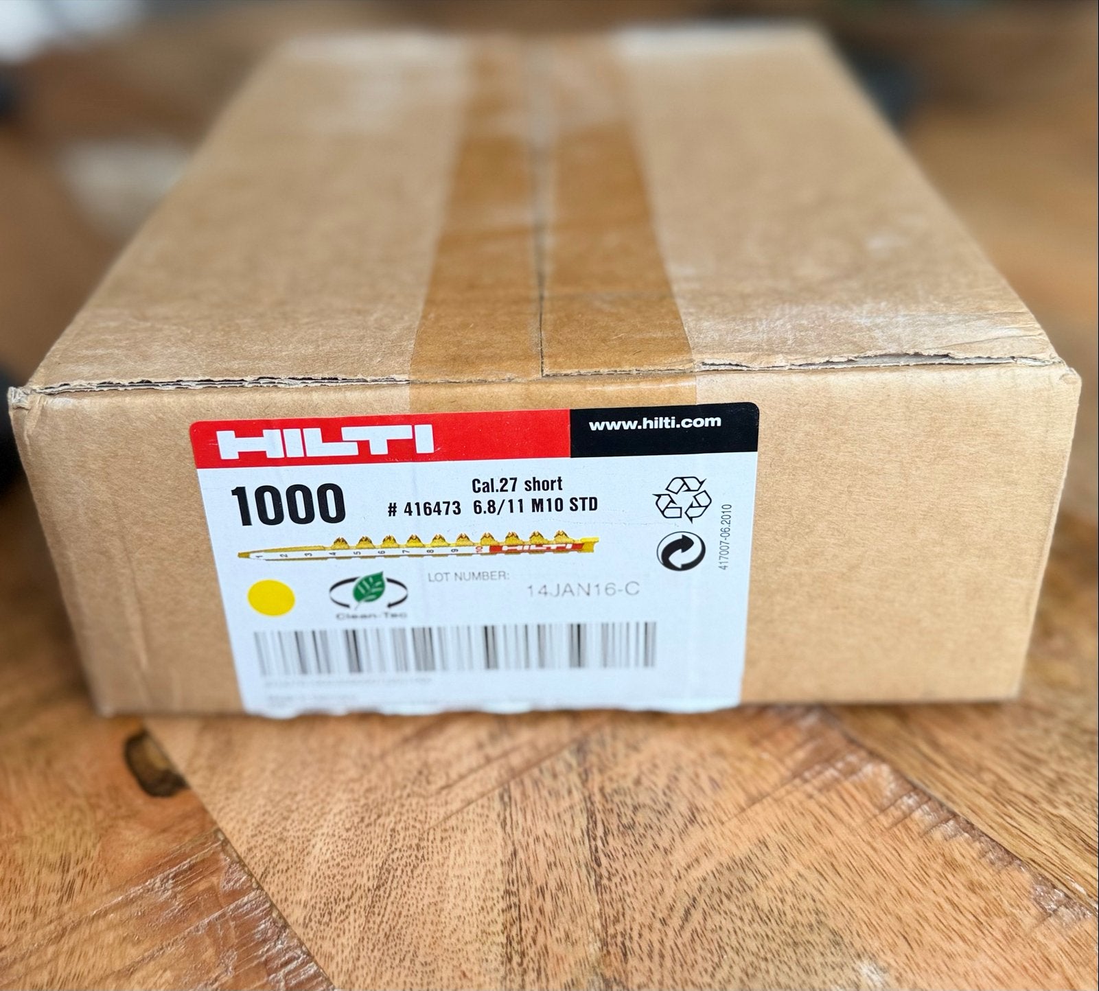 Hilti DX patroon 6.8/11 M10 STD geel - 1000 stuks, Doe-het-zelf en Verbouw, Gereedschap | Handgereedschap, Ophalen of Verzenden