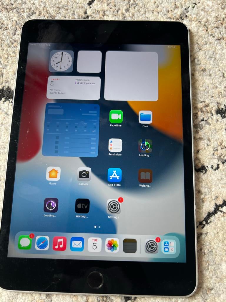 Apple iPad Mini 4 128GB, Computers en Software, Apple iPads, Gebruikt, Ophalen of Verzenden, 128 GB, Grijs