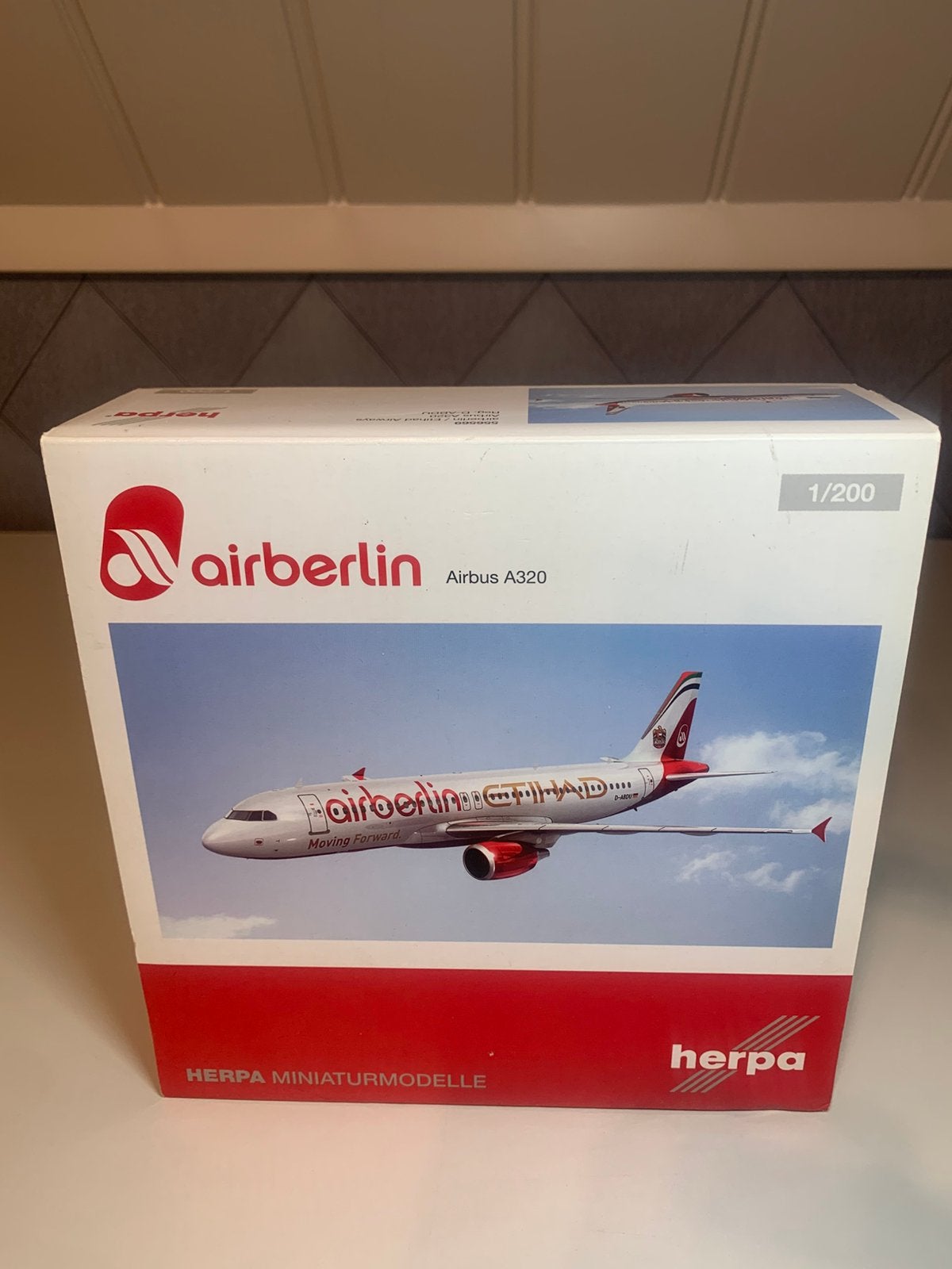 Herpa 1:200 Air Berlin X Etihad Airways livery, Ophalen of Verzenden, Nieuw, Schaalmodel