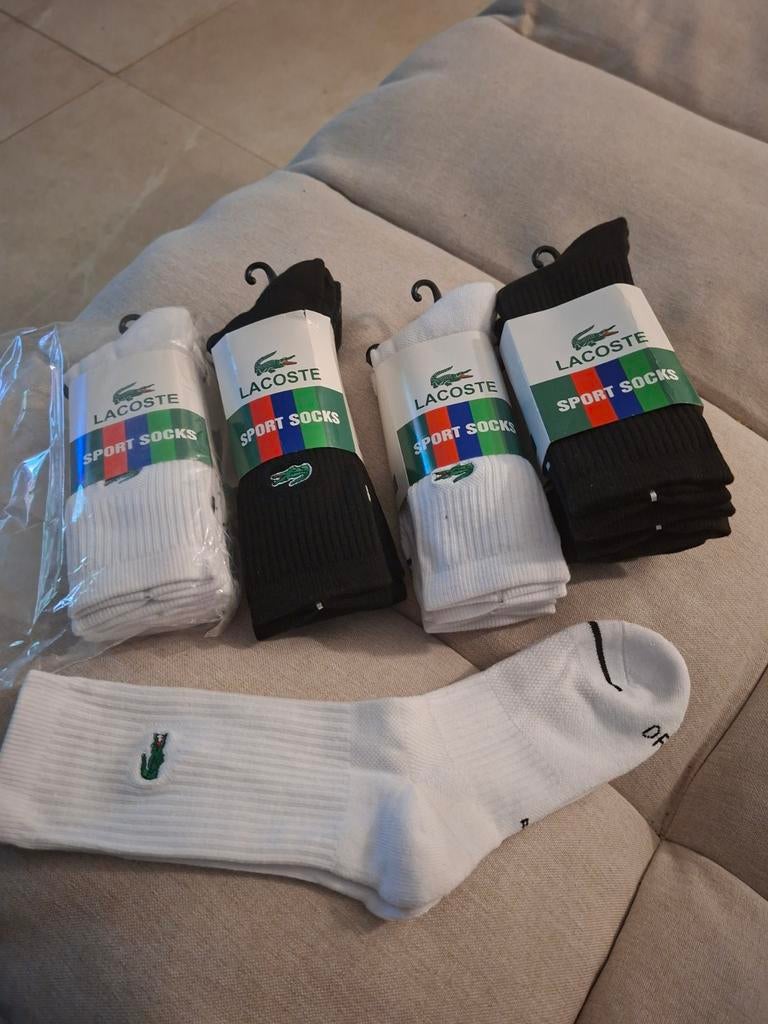 Originele Lacoste Sport Sokken - Stevig en Comfortabel, Nieuw, Overige maten, Ophalen of Verzenden, Wit