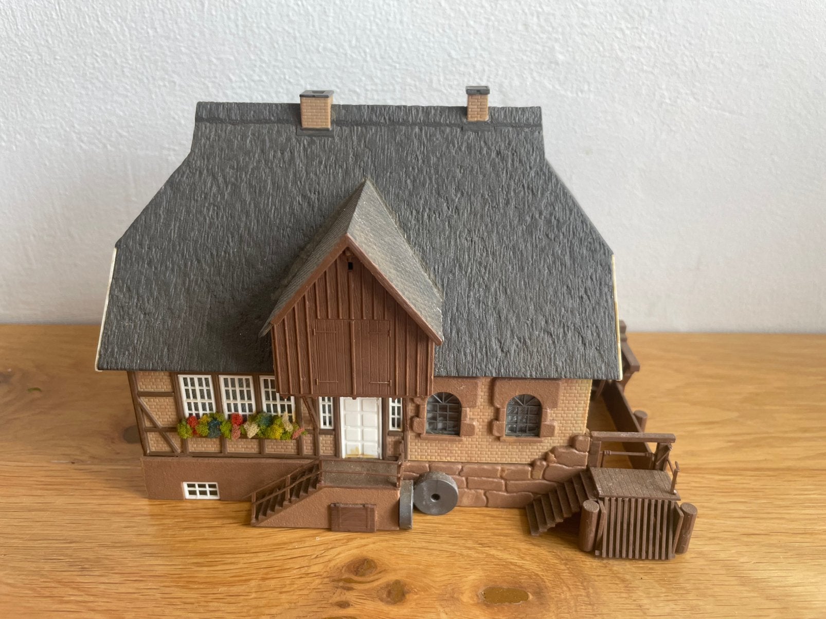 HUIS MET WATERRAD, Overige merken, Gelijkstroom of Wisselstroom, Brug, Tunnel of Gebouw, Ophalen of Verzenden