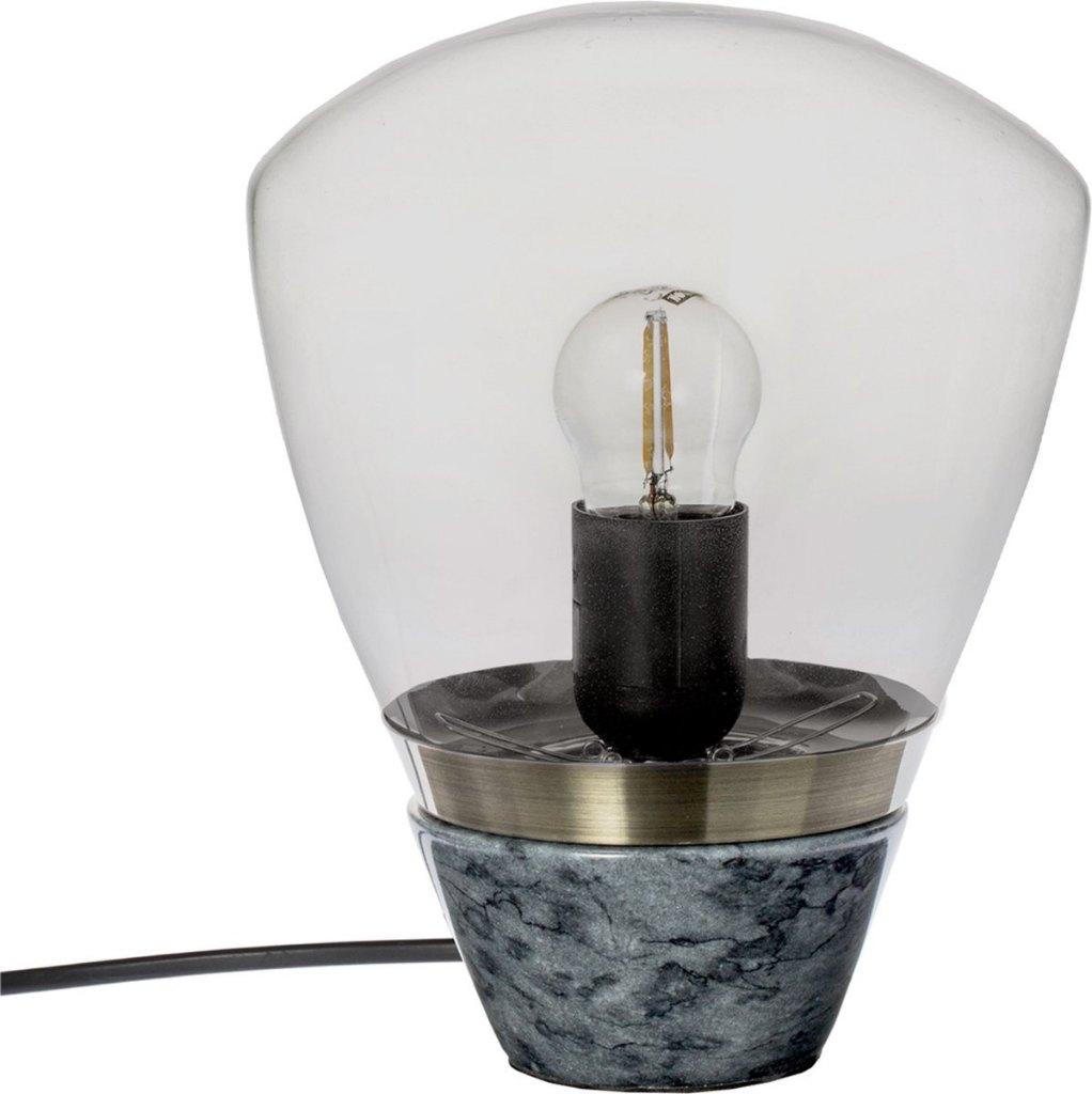 Riverdale Tafel Lamp | Marble | Donkergrijs | 23 cm, Info@riverdale.nl, Nieuw, Riverdale B.V., Ophalen of Verzenden