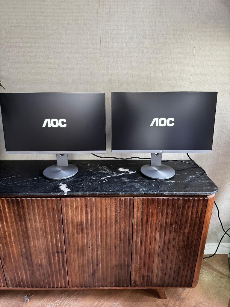 Zeer nette computermonitoren voor thuiskantoor van AOC, Computers en Software, Monitoren, Ophalen, IPS, Aoc, Full HD