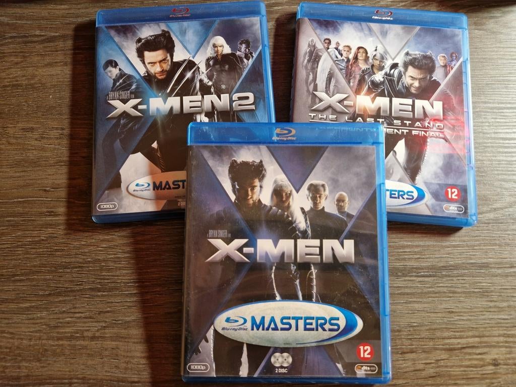 X-Men Trilogy 3x 2-disc blu-ray set, Ophalen of Verzenden, Zo goed als nieuw, Actie