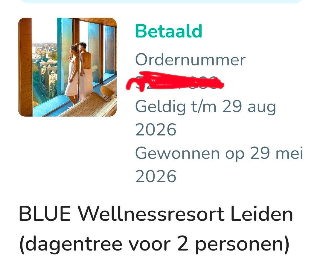 2 x dag entree blue wellness Leiden, Tickets en Kaartjes, Eén persoon, Cadeaubon, Spa of Sauna