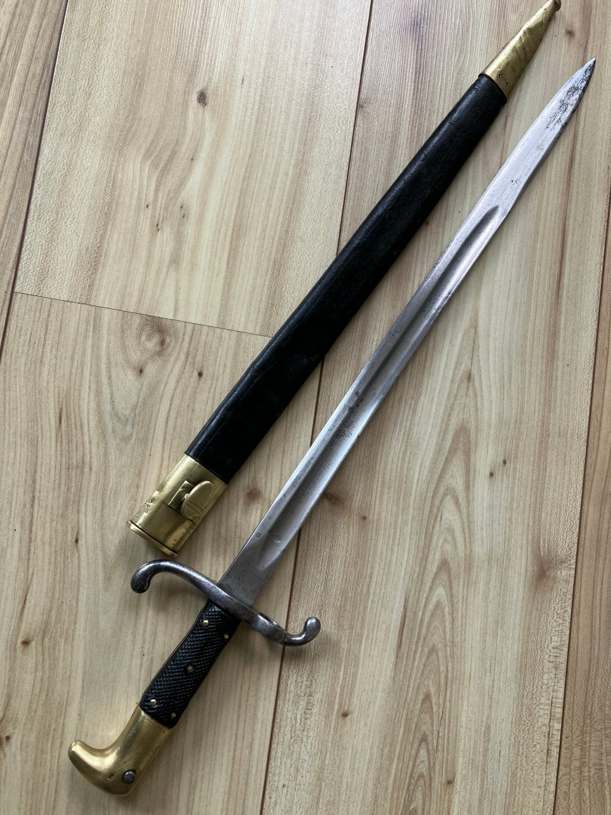 Duitse bajonet M 1879, Verzamelen, Ophalen of Verzenden, Landmacht, Duitsland, Mes of Dolk