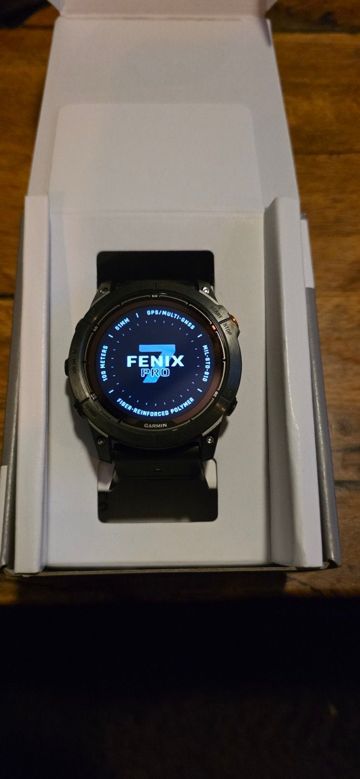 Garmin Fenix 7x pro solar , 51 mm zgan., Zwart, Ophalen of Verzenden, GPS, Android