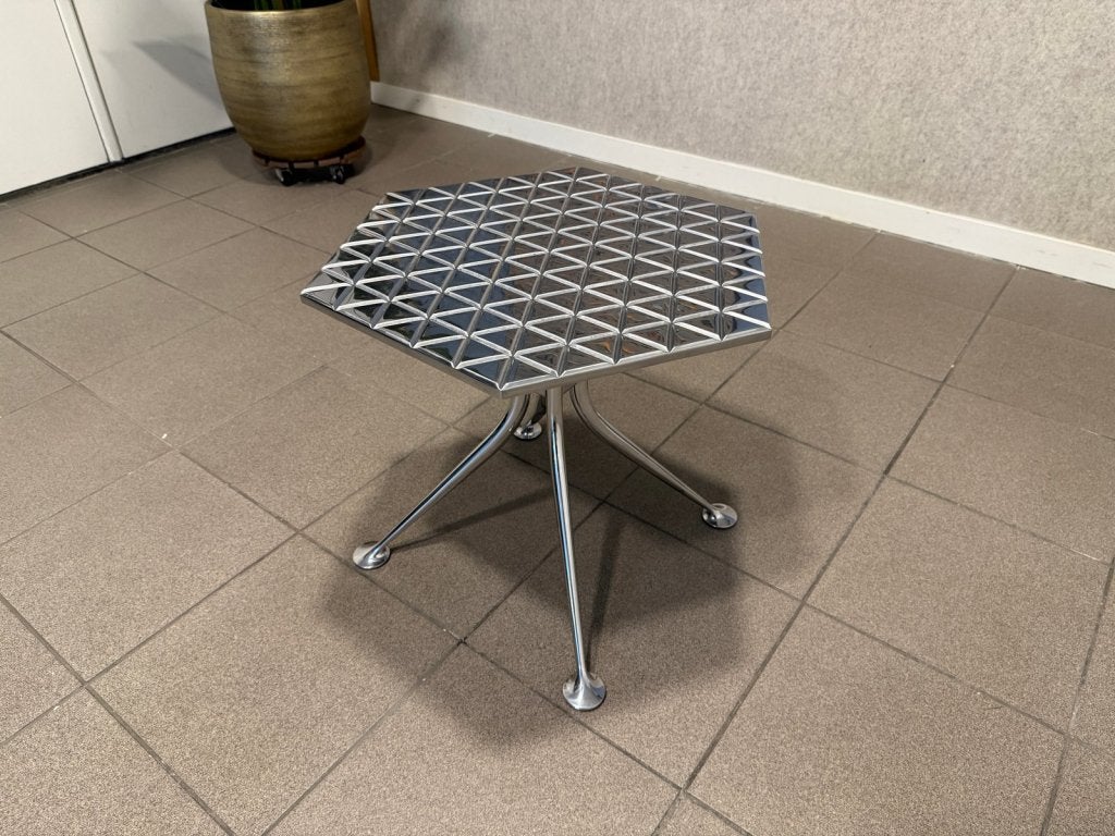 Vitra | Alexander Girard | Hexagonal Table | Aluminium | 1x, Vitra, Minder dan 45 cm, Minder dan 55 cm, Gebruikt
