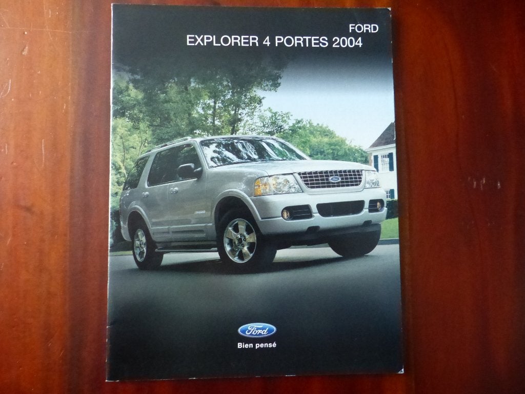 Ford USA Explorer 2004 brochure Canada  Franstalig, Verzenden, Zo goed als nieuw, Ford