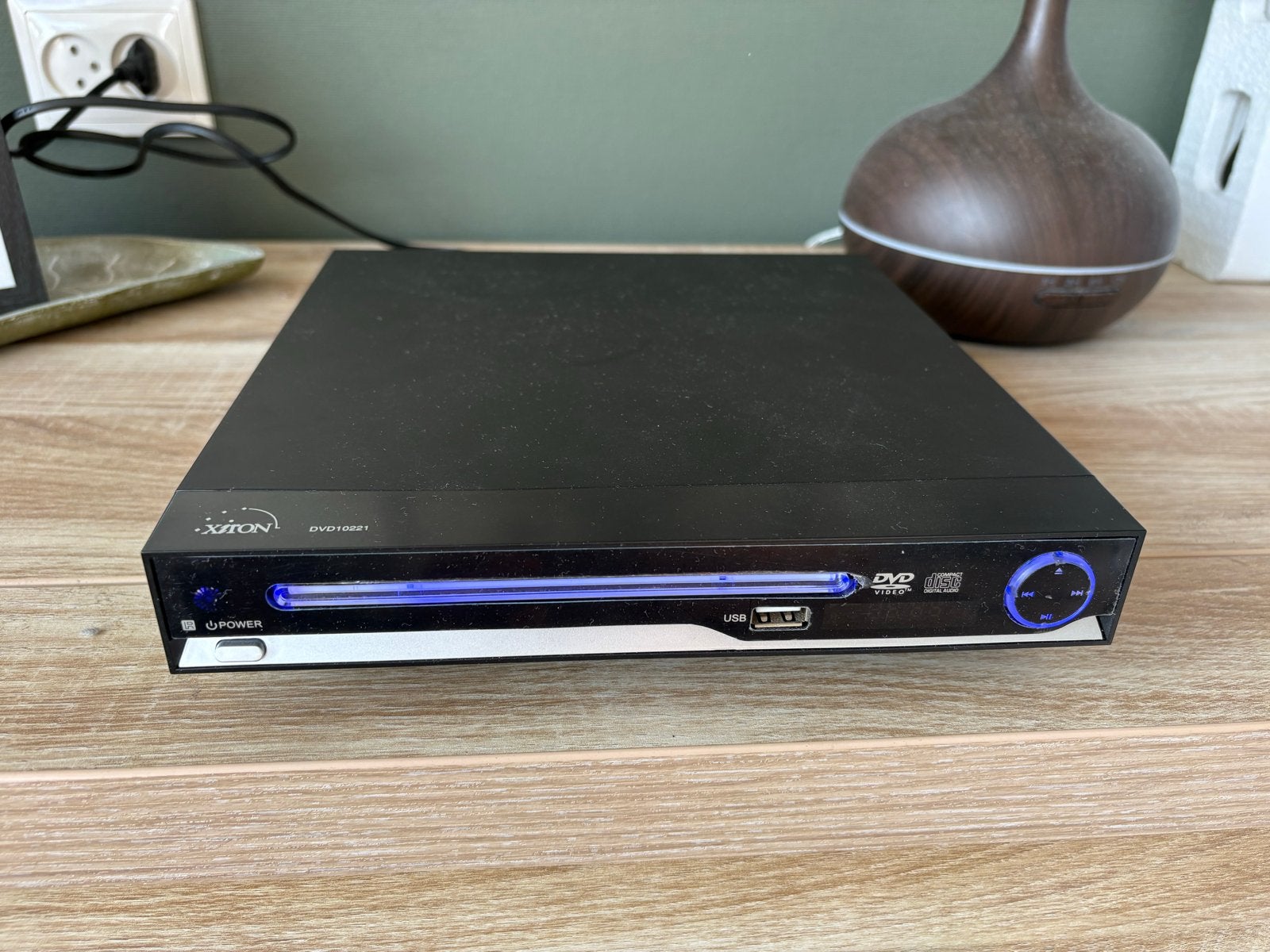 Xiron DVD10221 DVD-speler met afstandsbediening en handleidi, Ophalen, Zo goed als nieuw, Dvd-speler, Overige merken