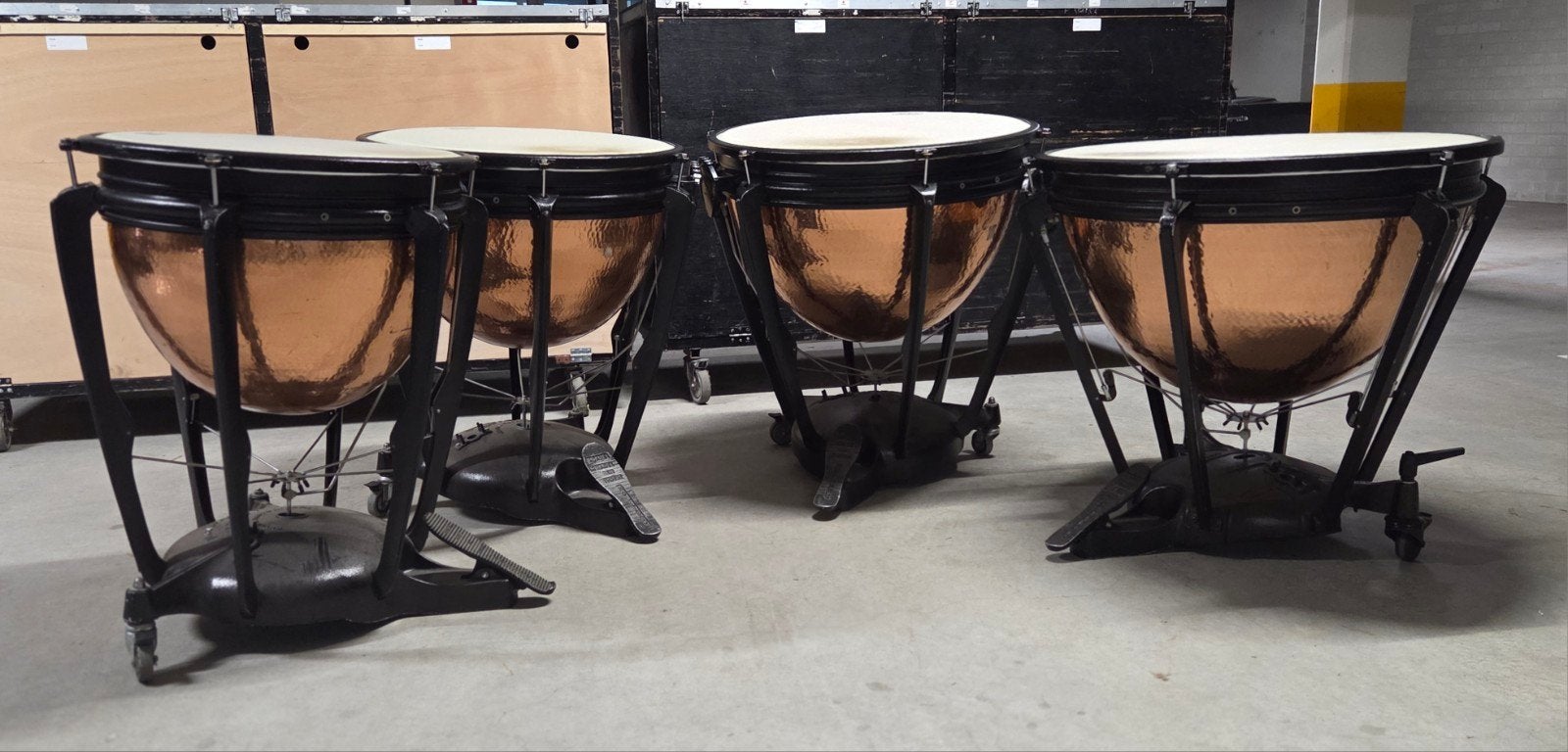 Mooie set Adams Professional pauken (32, 29, 26 en 23), Muziek en Instrumenten, Ophalen, Gebruikt, Overige soorten