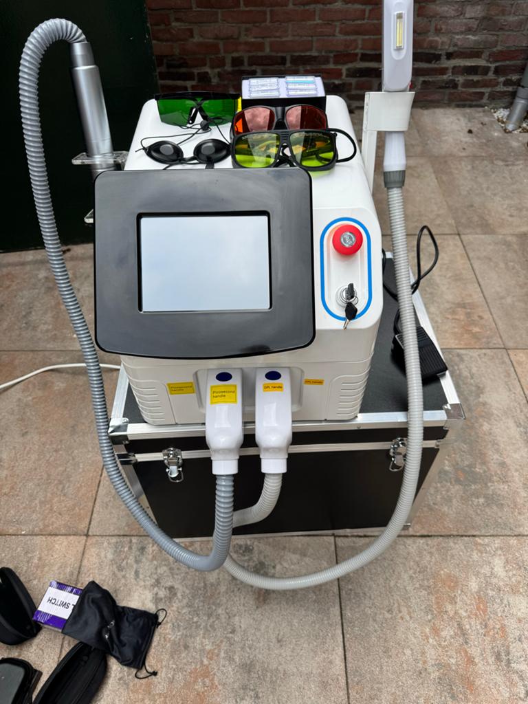 2-in-1 Picosecond laser & DPL/IPL laser, Ophalen of Verzenden, Gebruikt, Overige typen