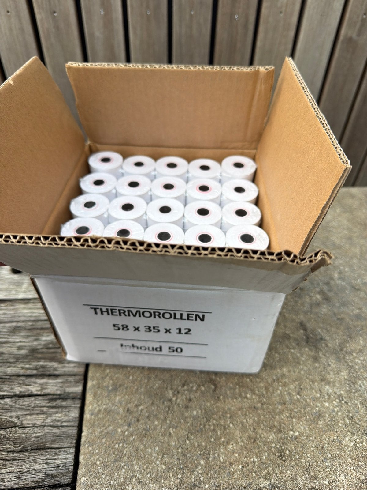 Thermorollen 58 x 35 x 12 - Doos van 50 stuks, Diversen, Ophalen of Verzenden, Nieuw