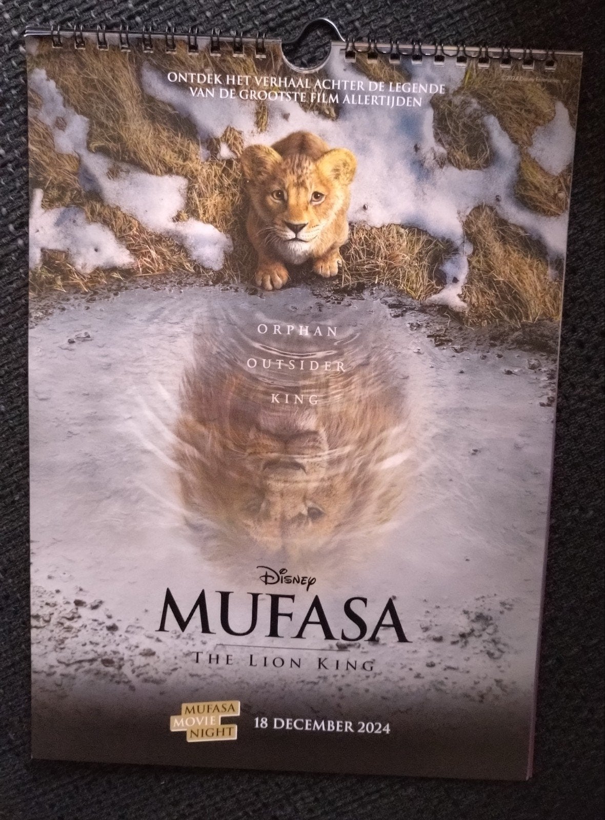 Disney Mufasa The Lion King verjaardagskalender, Ophalen of Verzenden, Nieuw
