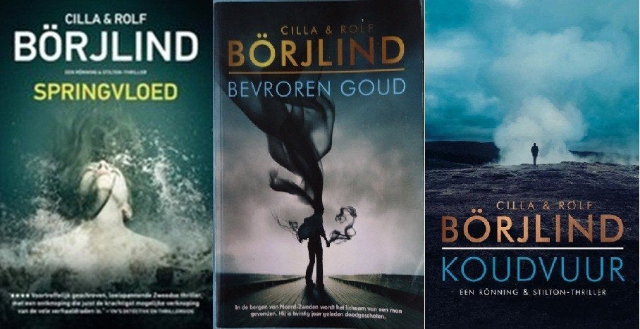 3x Börjlind: Springvloed, Koudvuur en Bevroren goud, Boeken, Thrillers, Ophalen of Verzenden, Gelezen, Cilla & Rolf Börjlind, Scandinavië