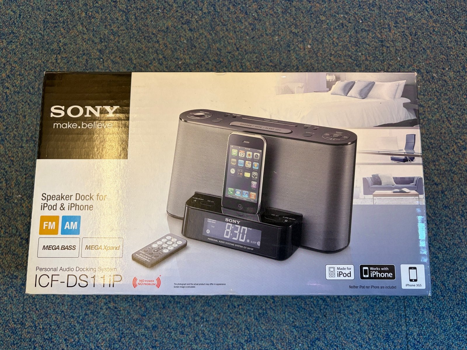 Sony ICF-DS11iP Speaker Dock voor iPod & iPhone, Ophalen of Verzenden, Gebruikt, Tuner of Radio, Sony