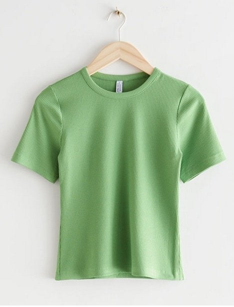 Apple green top (& Other Stories), Ophalen of Verzenden, Korte mouw, Maat 34 (XS) of kleiner, Groen