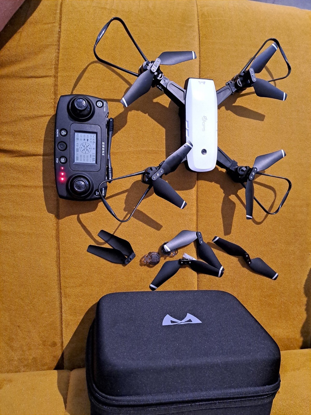 Drone voor hobby of onderdelen werking onbekend  zie foto's, Ophalen of Verzenden
