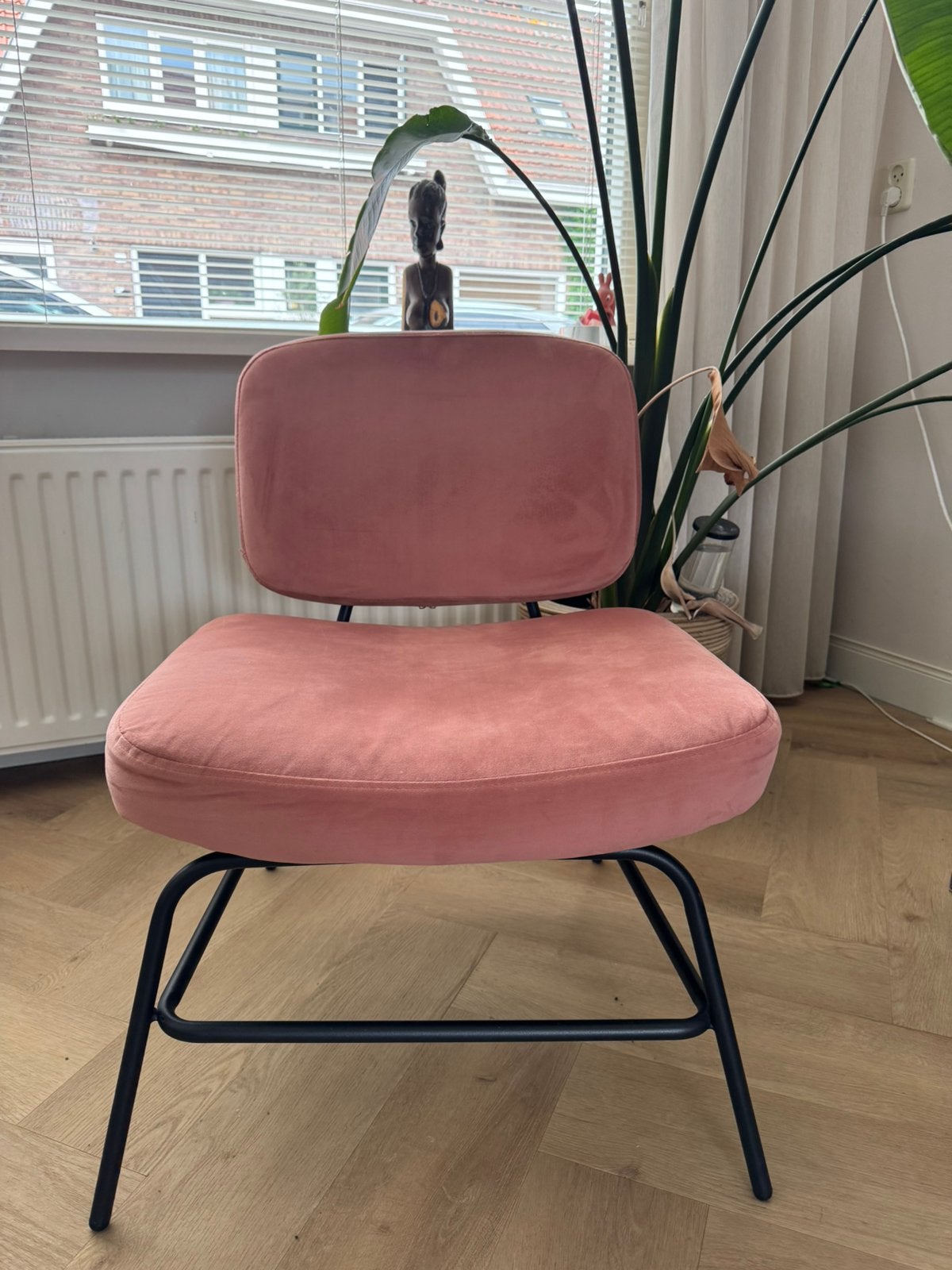 Design stoeljtes velvet, Huis en Inrichting, Stoelen, Overige kleuren, Ophalen of Verzenden, Zo goed als nieuw, Eén